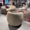 Joli Olivo lounge fauteuil in zachte beige stof - 3